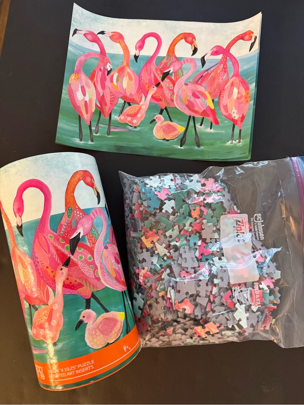 Werkshoppe Flamingo Beach 1000 piece Puzzle